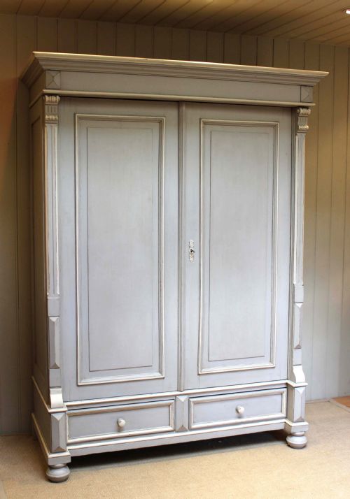 Late 19th Century Continental Painted Wardrobe