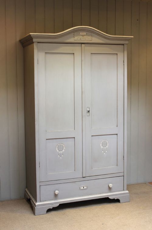 Late 19th Century Continental Painted Wardrobe