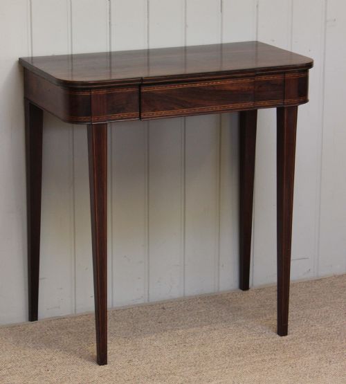 Rosewood Inlaid Table