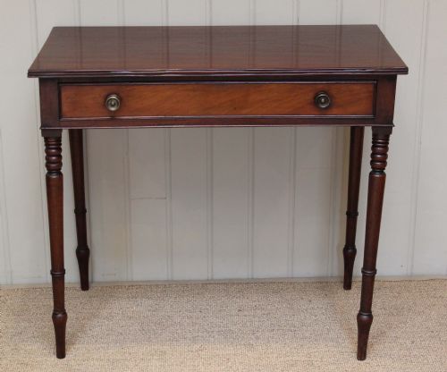 Mahogany Single Drawer Side Table