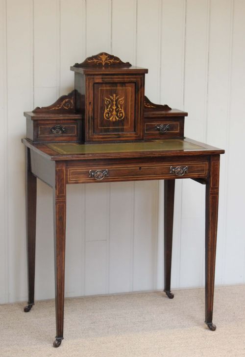 Late Victorian Rosewood Ladies Desk