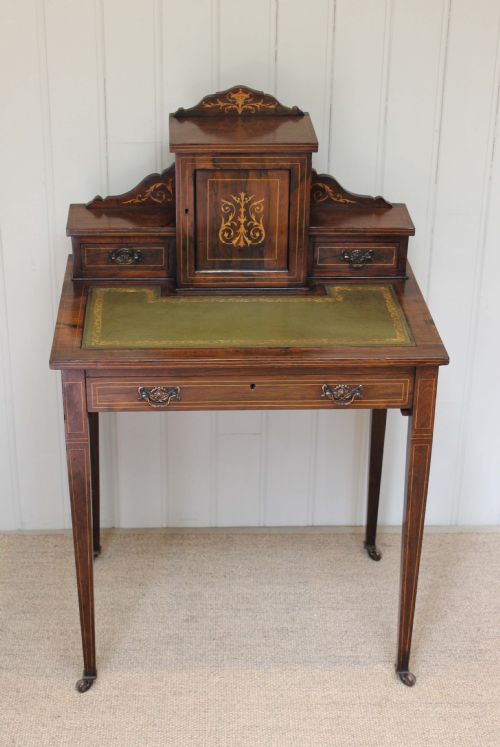 fig 1. Late Victorian Rosewood Ladies Desk