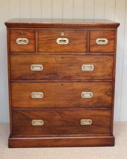 Victorian Mahogany Campaign/military Chest