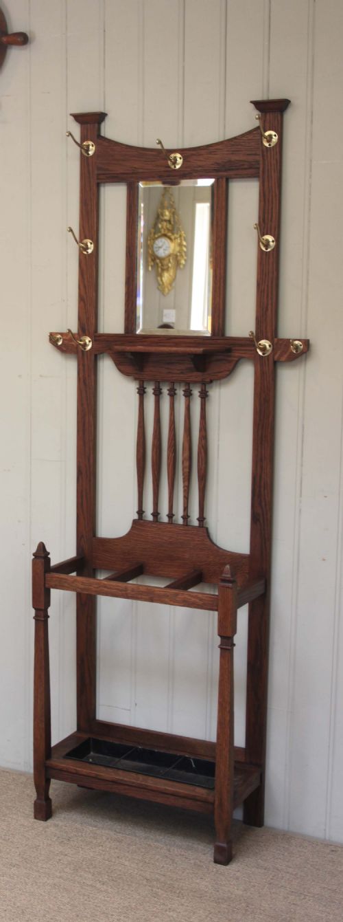 Arts and Crafts Hall Stand