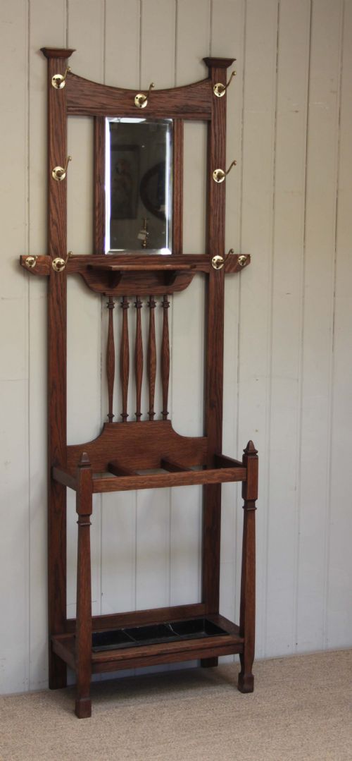 fig 1. Arts and Crafts Hall Stand