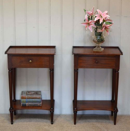 Matched Pair of Mahogany Tables