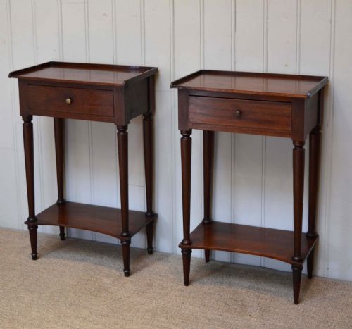 fig 1. Matched Pair Of Mahogany Tables