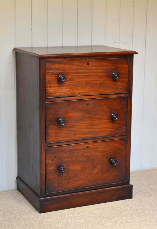 Mahogany Three Drawer Chest