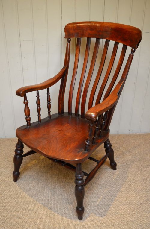 Substantial Farmhouse Carver Chair