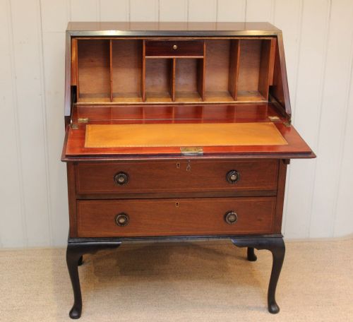 fig 1. Edwardian Mahogany Inlaid Bureau