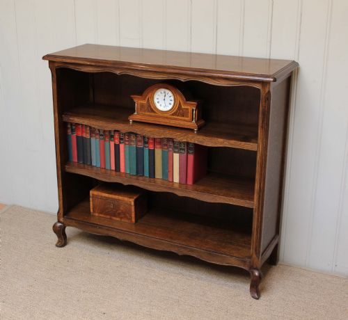 French Oak Open Bookcase