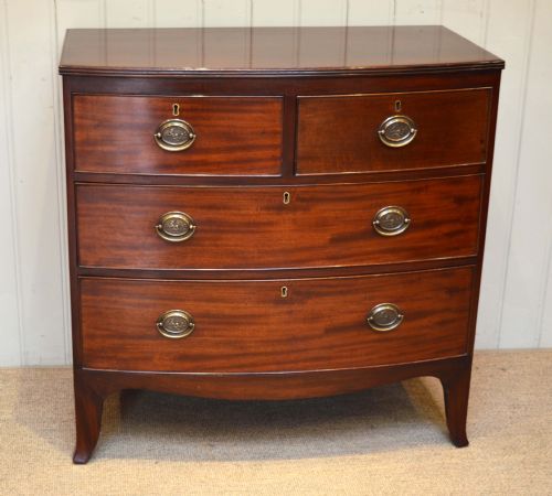 Victorian Bow Front Chest of Drawers