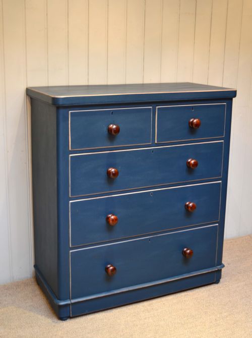 fig 1. Victorian Painted Chest Of Drawers