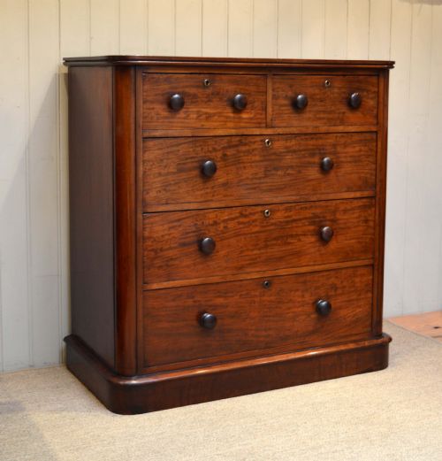 fig 1. Victorian Mahogany Chest Of Drawers