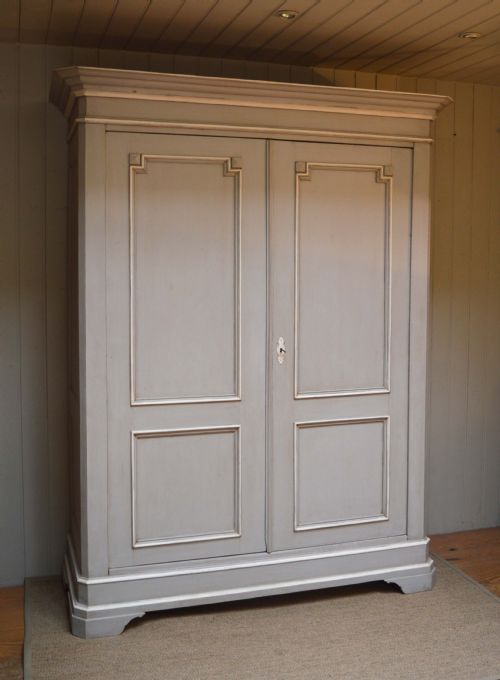 Late 19th Century Continental Painted Wardrobe