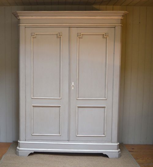 fig 1. Late 19th Century Continental Painted Wardrobe
