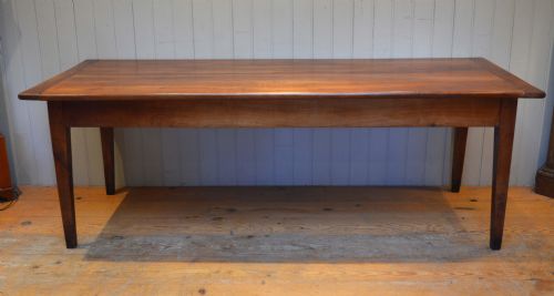 Substantial Solid Cherrywood Farmhouse Table
