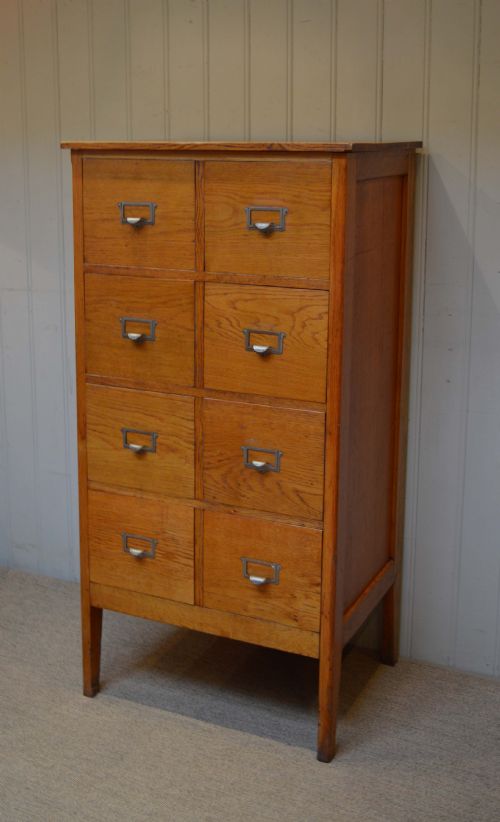 fig 1. French Oak Filing Cabinet