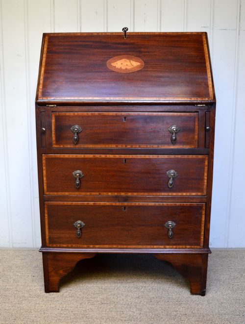 fig 1. Small Proportioned Mahogany Bureau