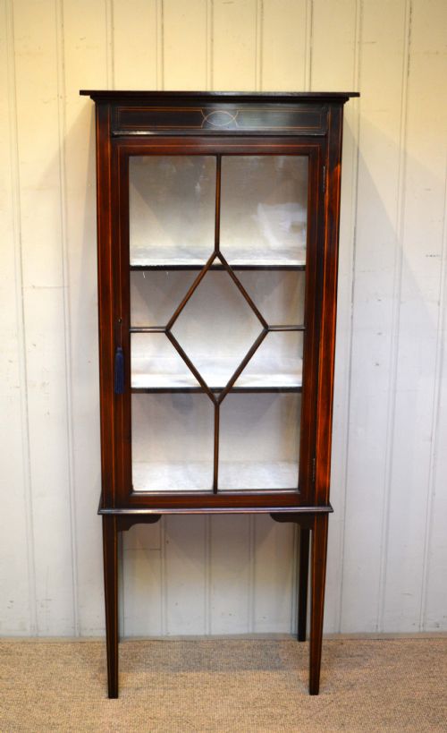 fig 1. Edwardian Mahogany Display Cabinet