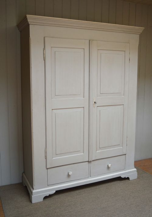 Late 19th Century Continental Painted Wardrobe