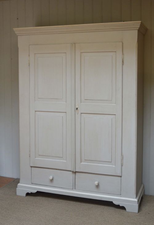 fig 1. Late 19th Century Continental Painted Wardrobe