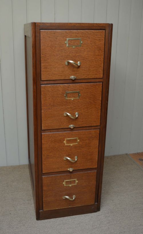 French Oak Filing Drawers