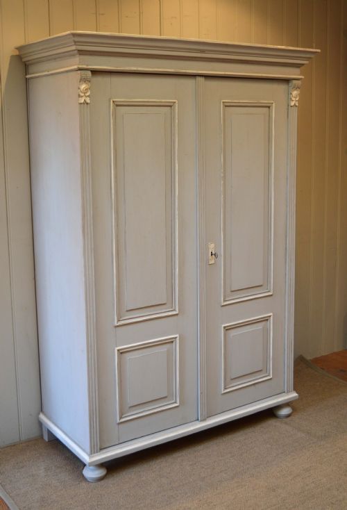 fig 1. Late 19th Century Painted Wardrobe