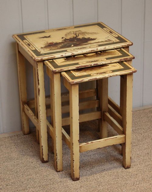 Nest of Chinoserie Tables