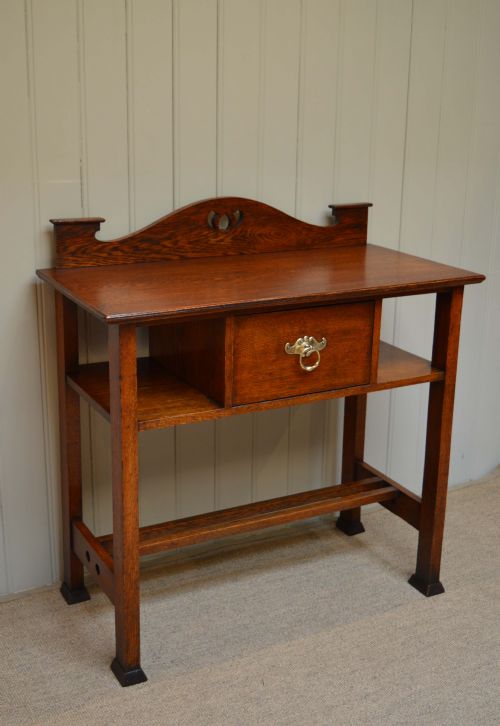 fig 1. Arts And Crafts Oak Table