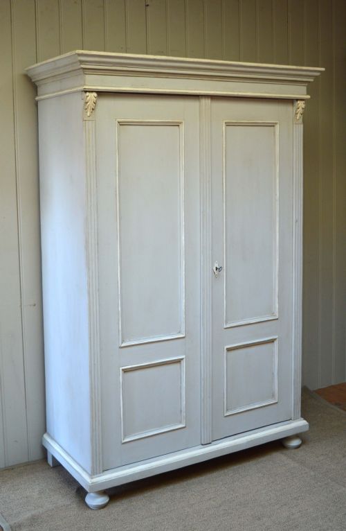 Late 19th Century Painted Wardrobe