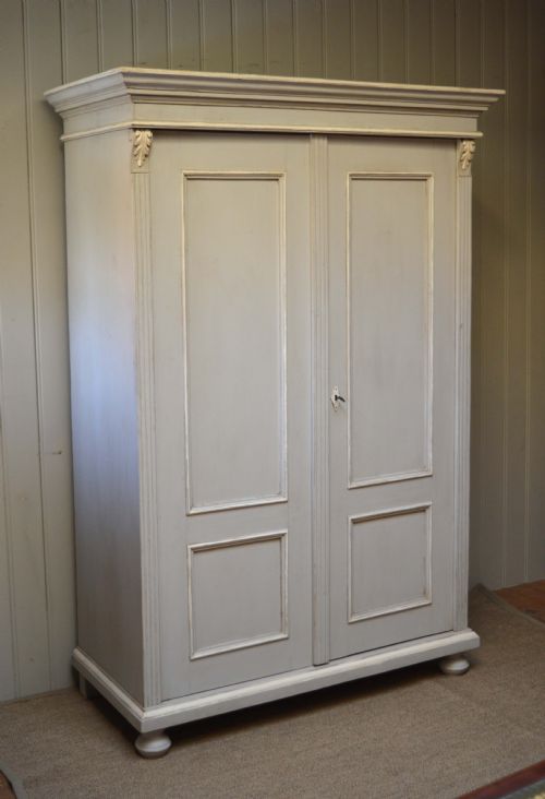 fig 1. Late 19th Century Painted Wardrobe 