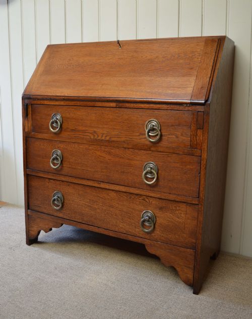 Solid Oak Bureau