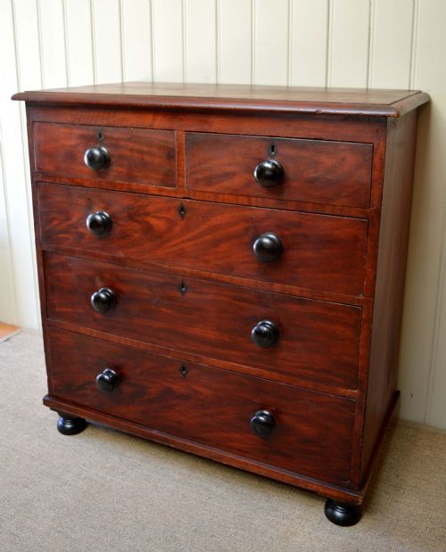 fig 1. Faux Mahogany Chest Of Drawers