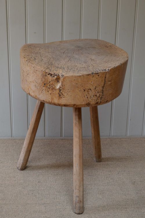 French Country Wooden Chopping Block