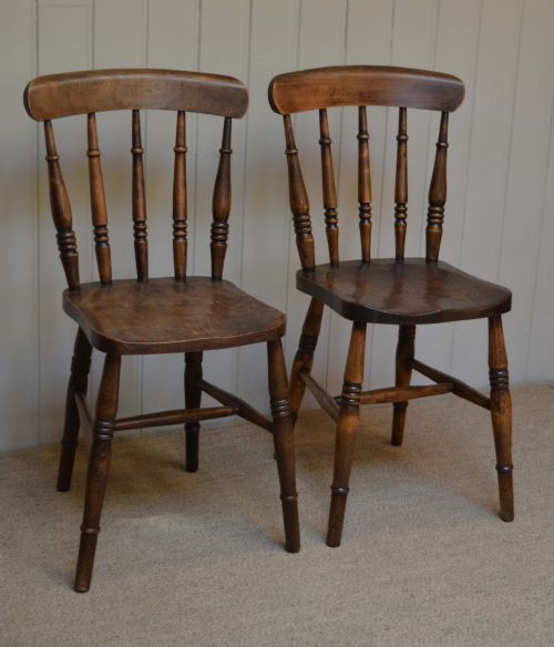 fig 1. Set Of Six Windsor Chairs