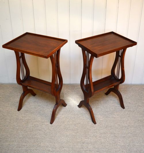 Pair of French Cherrywood Tables