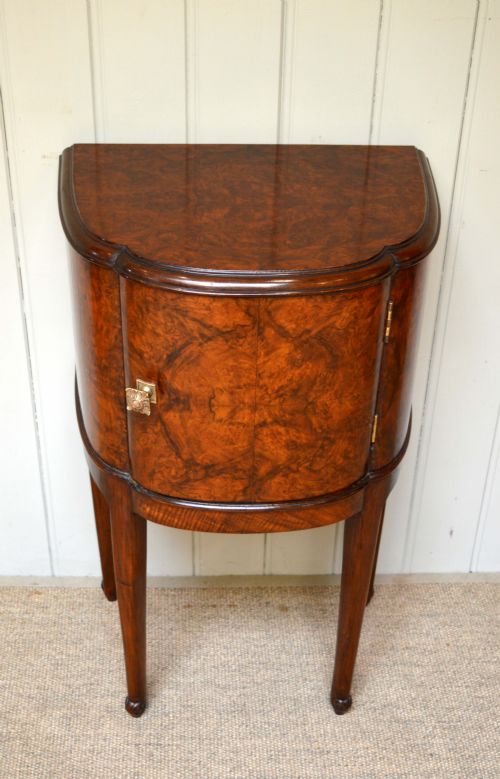 Burr Walnut Pot Cupboard