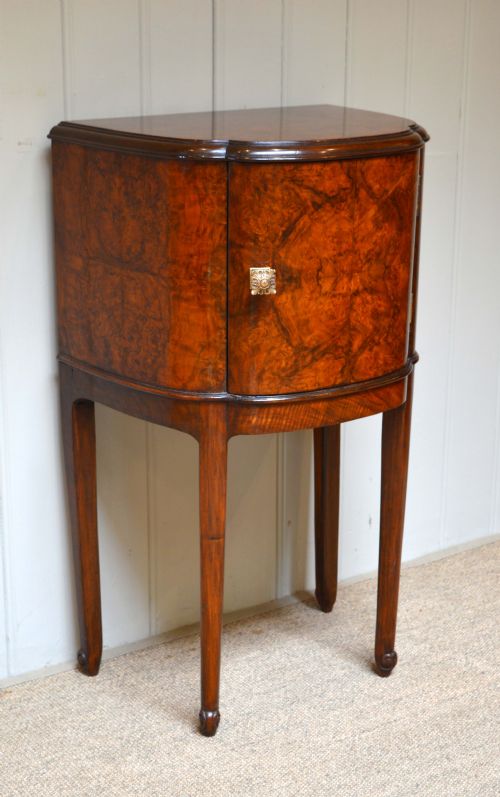 fig 1. Burr Walnut Pot Cupboard
