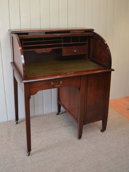 Mahogany Roll Top Desk