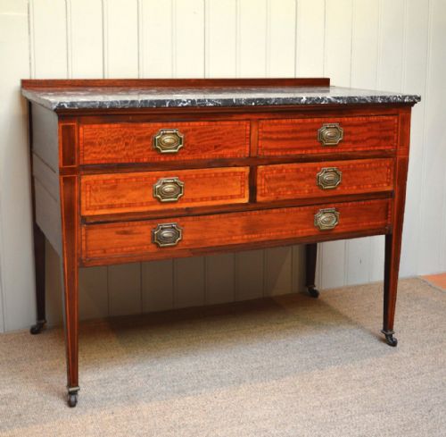 fig 1. Edwardian Mahogany Washstand