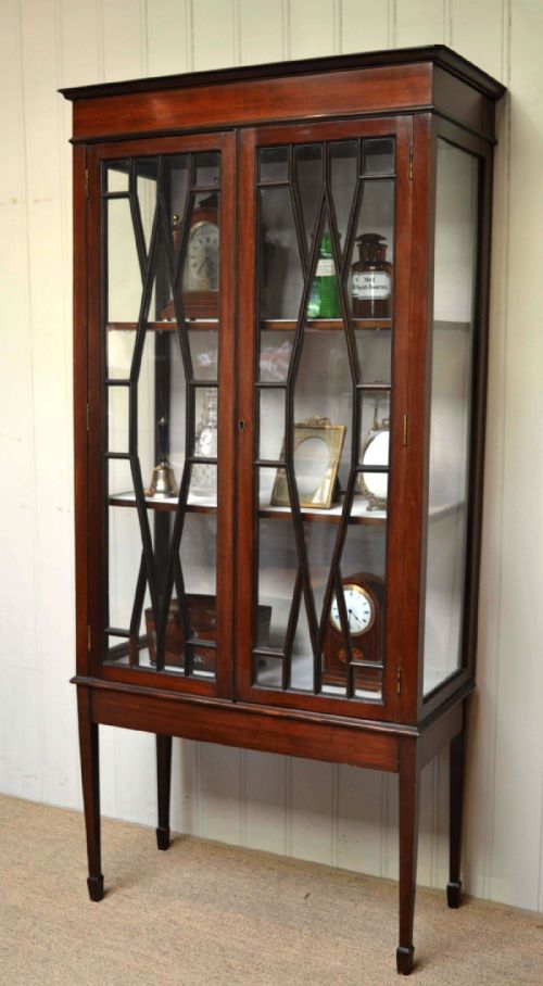 Edwardian Mahogany Display Cabinet