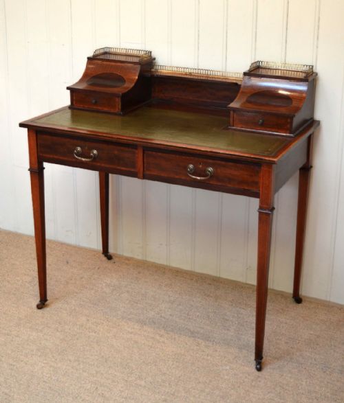 Mahogany Inlaid Writing Desk