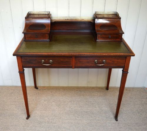 fig 1. Mahogany Inlaid Writing Desk