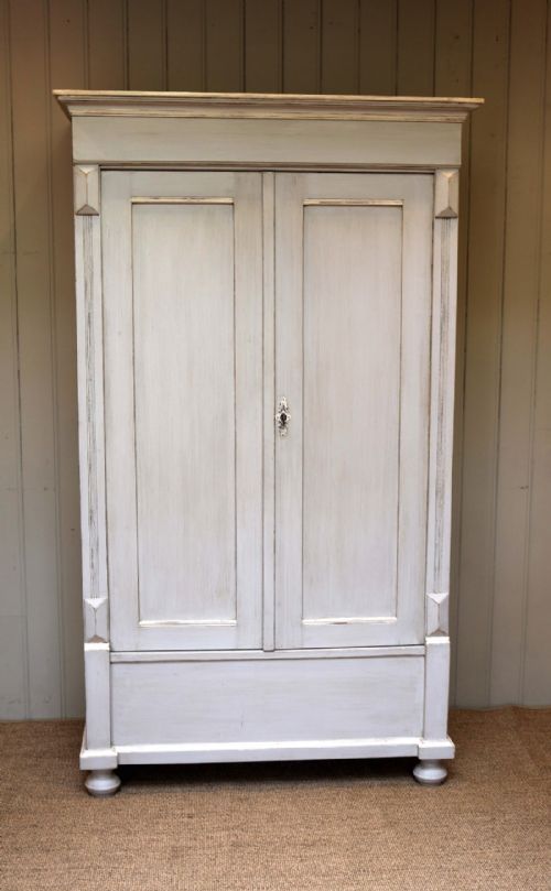 fig 1. Late 19th Century Painted Two Door Wardrobe