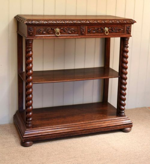 Victorian Carved Oak Buffet