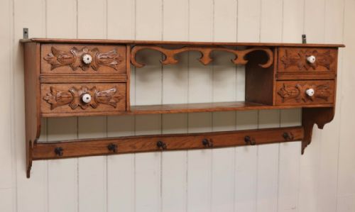 Oak Wall Shelf