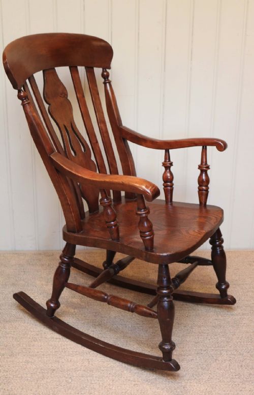 fig 1. Farmhouse Rocking Chair