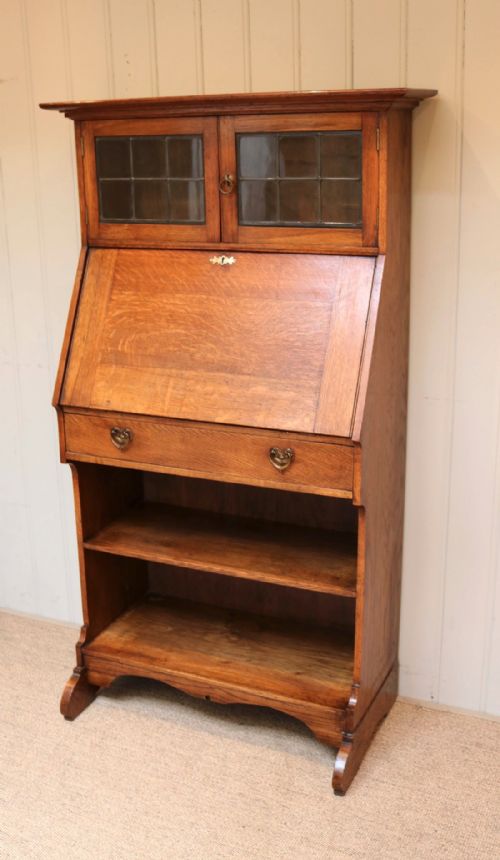 fig 1. Small Proportioned Arts And Crafts Bureau Bookcase