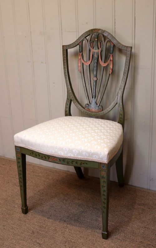 fig 1. Painted Sheild Back Chair